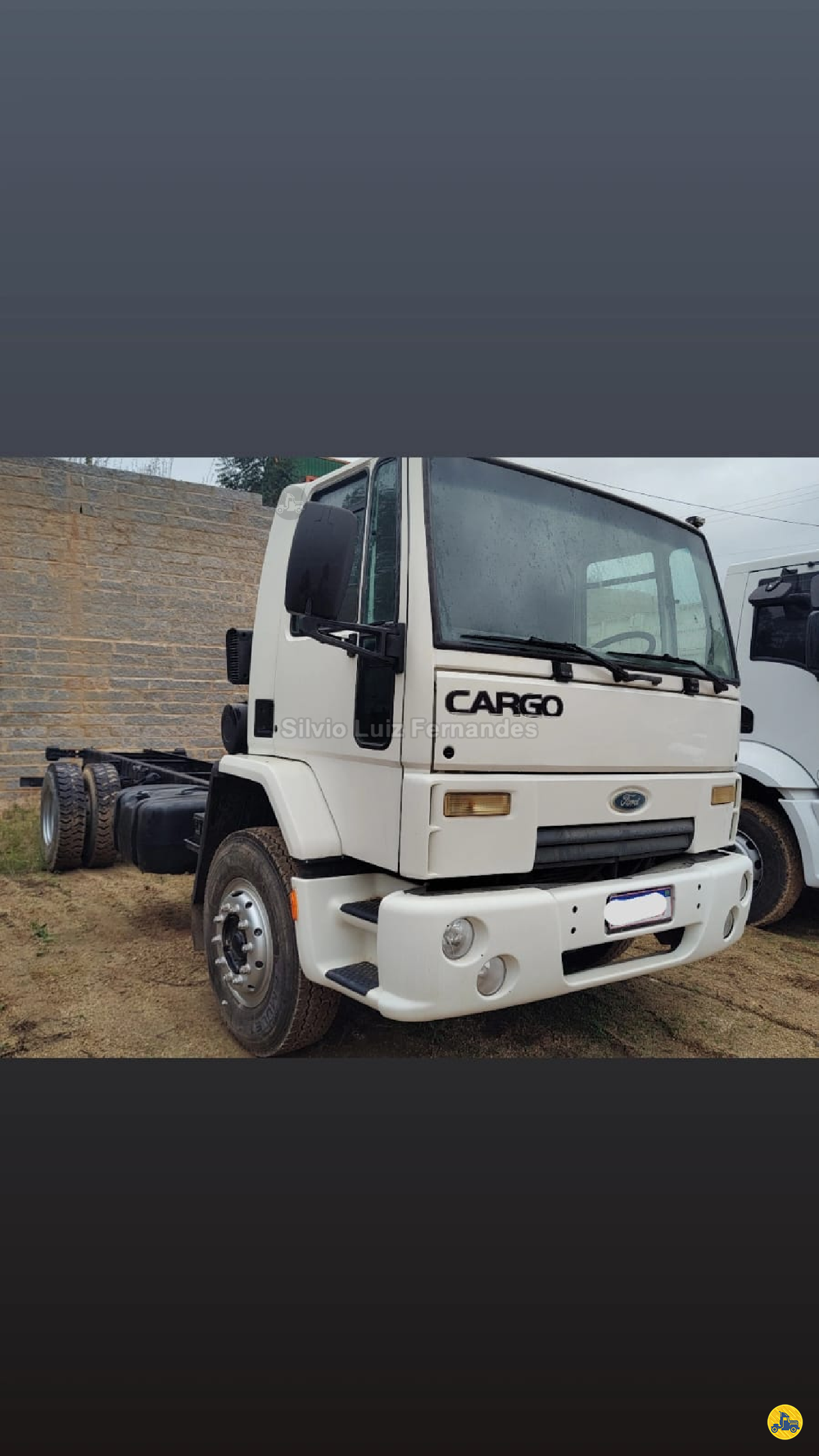 CAMINHAO FORD CARGO 1517 Chassis 3/4 4x2 Silvio Caminhões TUBARAO SANTA CATARINA SC